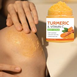 NEW — Turmeric Face Scrub: Exfoliating Cleanser for Bright, Smooth Skin