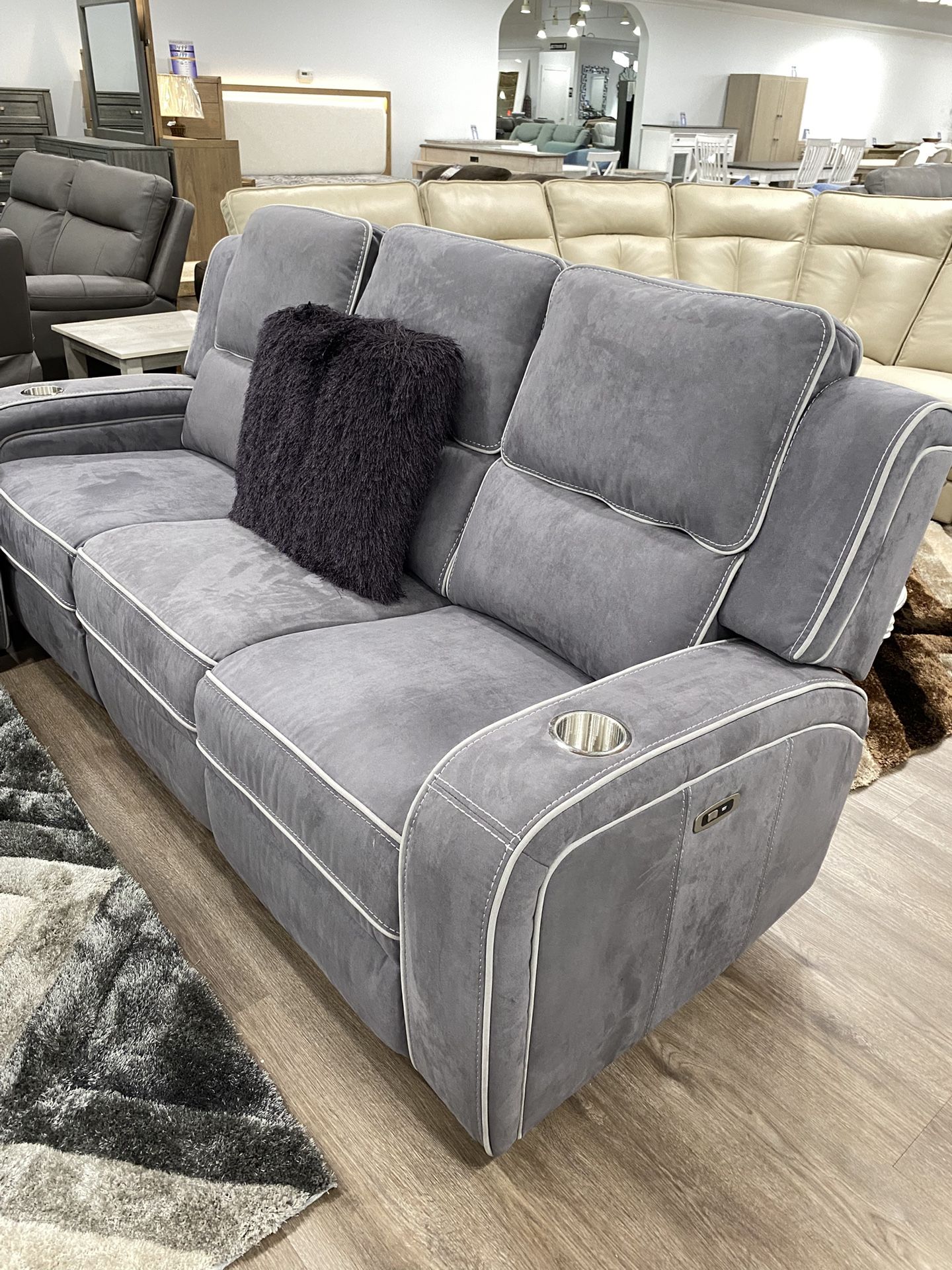 2PC POWER RECLINING SOFA LIVING ROOM SET ON SALE 2PZ JUEGO DE SALA RECLINABLE EN VENTA AHORA OFFER ENDS 11/20!!!***