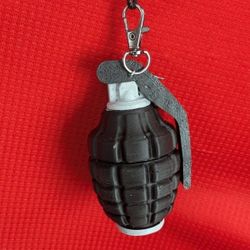Mini Hand Grenade 💣 Keychain, 2 Piece Container