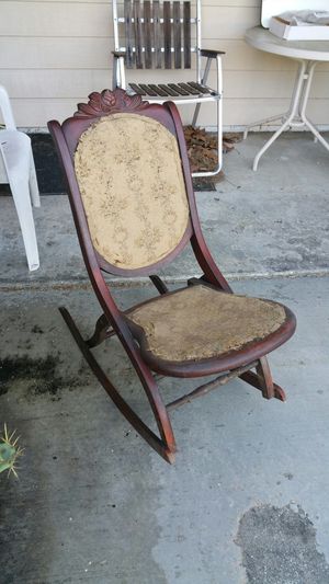 Vintage Folding Rocking Chair Vintage Folding Rocking Chair