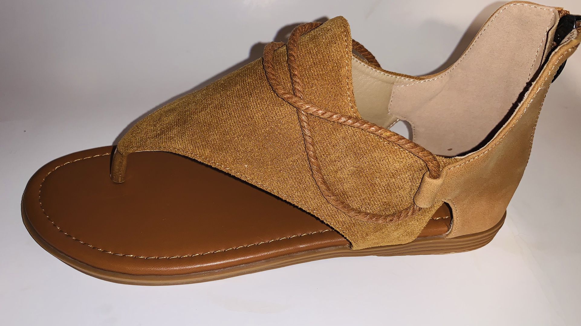 Tilocow Posh Gladiator Sandals For Women Comfort Flat Sandals Summer Shoes For Women Vintage Flip Flops