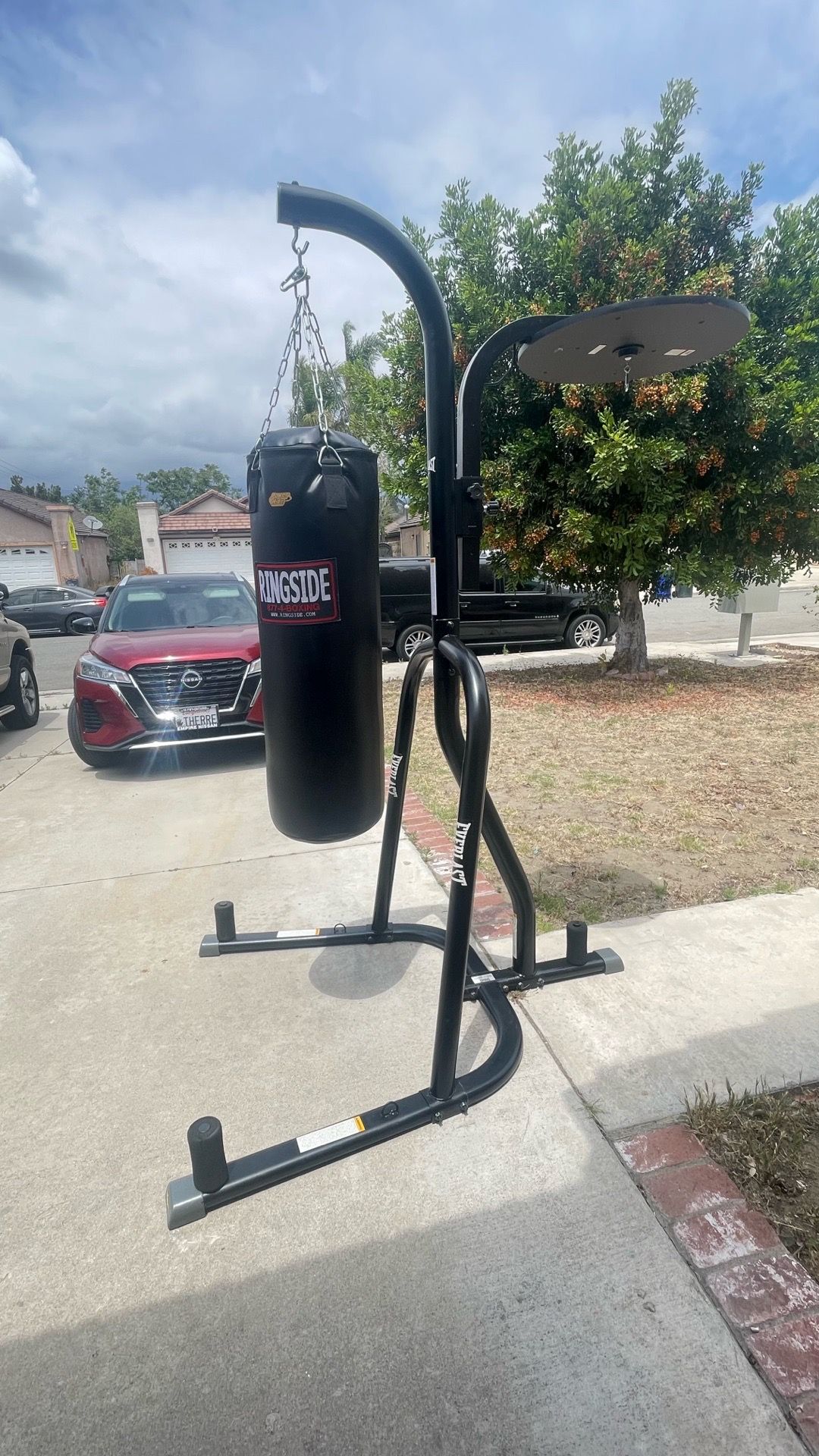 Ringside punching bag with Everlast stand