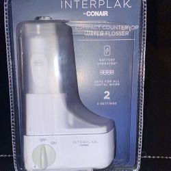 Interplak By Conair Compact Countertop Water Flosser (Brand New)
