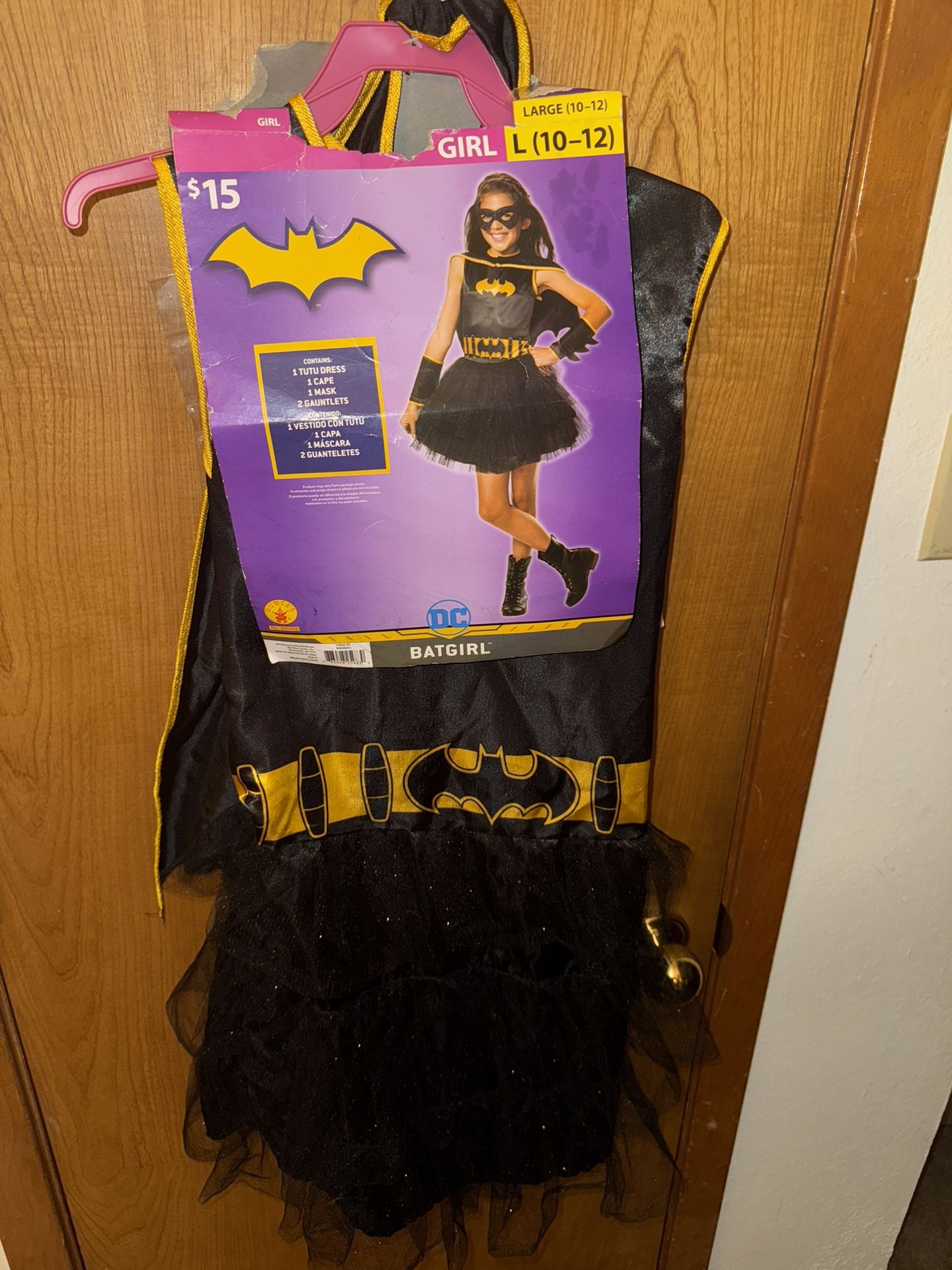 Batgirl-Girls Halloween Costume Size 10/12