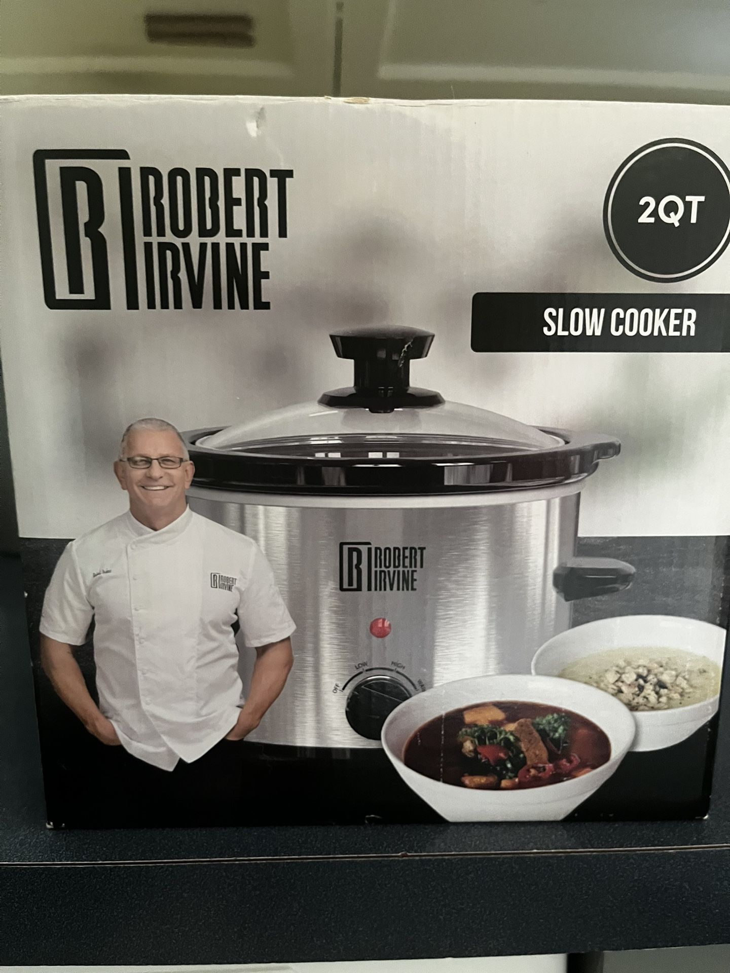 New Robert Irvine 2qt Crock Pot