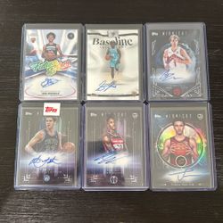 Autographed NBA Card Lot