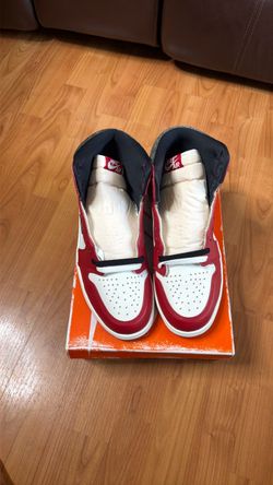 Nike Air Jordan 1 High Red White Sneakers
