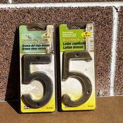 Hy-Ko 4” house numbers #5/#8