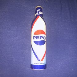 Pepsi Cola Aluminum 16 Oz Bottle .say Pepsi, Please 2009 - Full