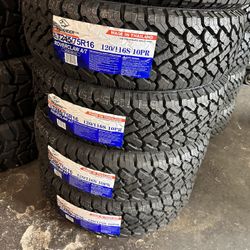 Lt245/75/16 Atlander At Set Of 4 New Tires Installed And Balanced