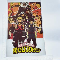 Iron On Heat Transfer  Good For T-shirts Sweaters Jackets T Shirt Design Size Is About 14x10 My hero Academy. #536