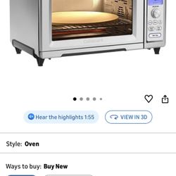 NEW Cuisinart Chef’s Convection Oven Fits 13” Pizza!