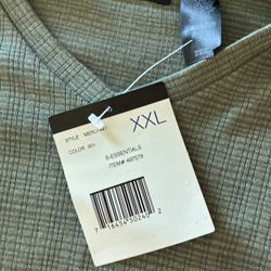 LIZ CLAIBORNE COLLARLESS SHIRT 2xl