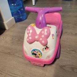 Minie Mouse Themed Saddle Kart For Kids