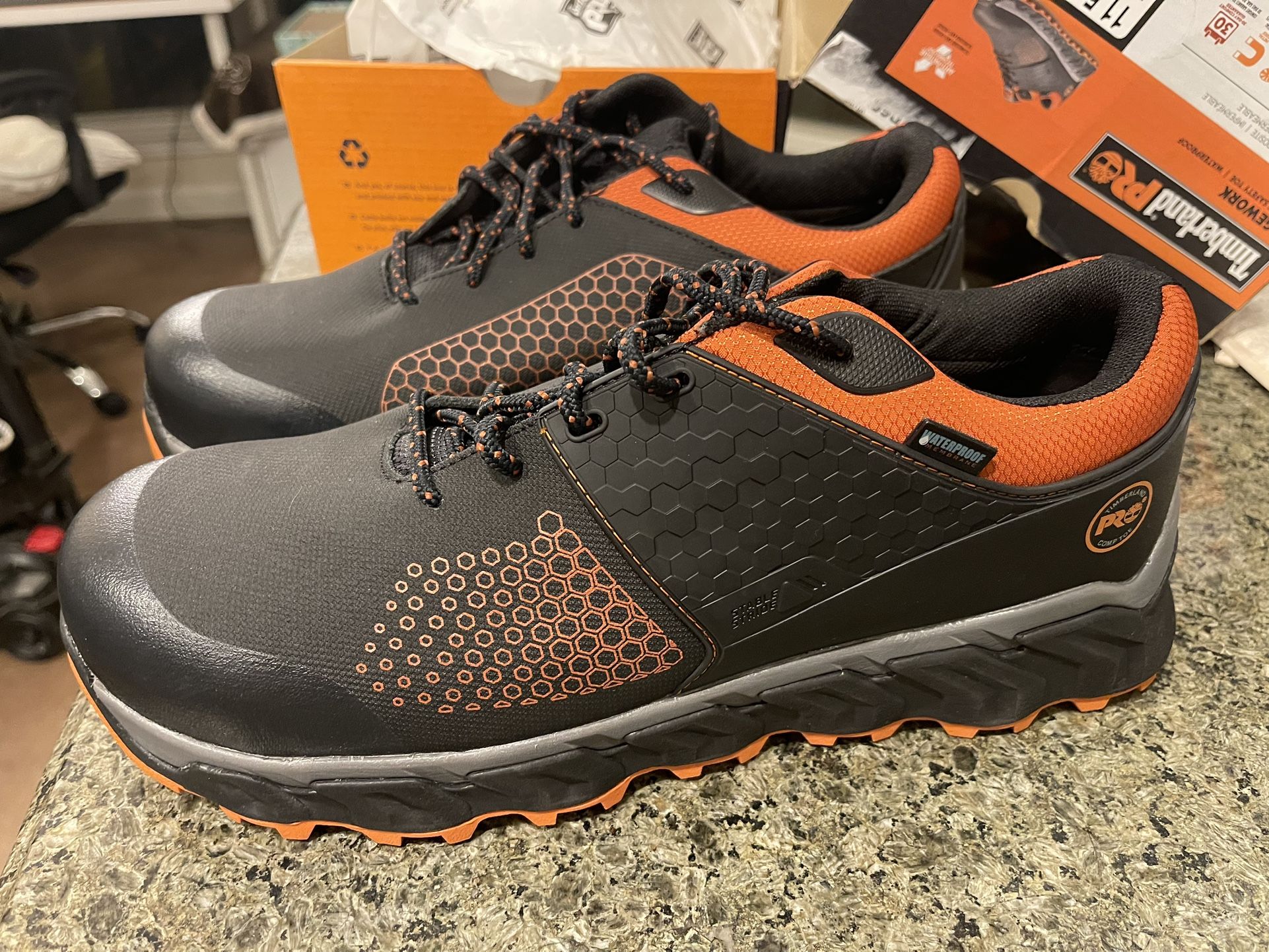 11.5 US Size Timberland Pro Ridgework Shoes With Composite Toe