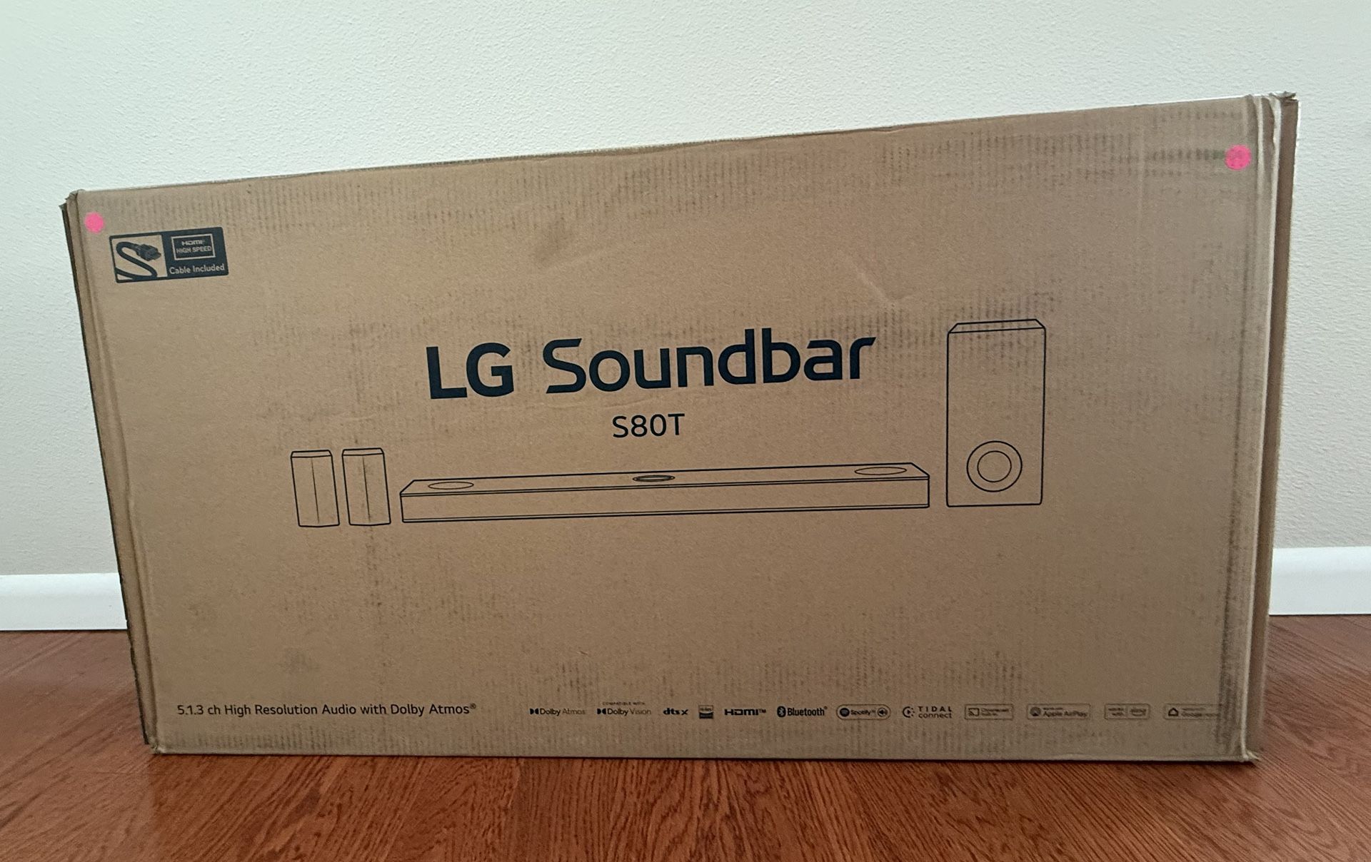 Brand New LG S80TR Dolby Atmos Theatre Soundbar Set