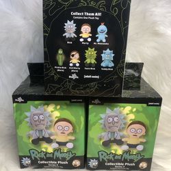 NEW Collectible Rick And Morty Mystery Box Plushies