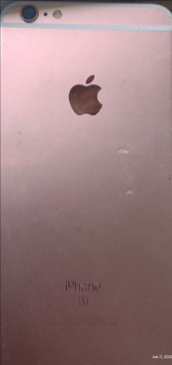 2 BROKEN APPLE IPHONE PINK 6S
