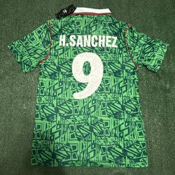 Vintage Umbro Retro 1994 Mexico Hugo Sanchez World Cup Soccer Home Jersey
