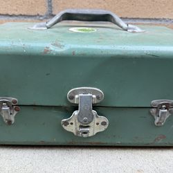 Vintage tackle box fishing lures