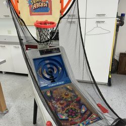 Triple Arcade, Skeet Ball, Pinball, Basketball