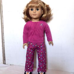 American Girl Winter Penguin Pajamas | Just Like You RETIRED 2009 | DOLL NOT INCLUDED