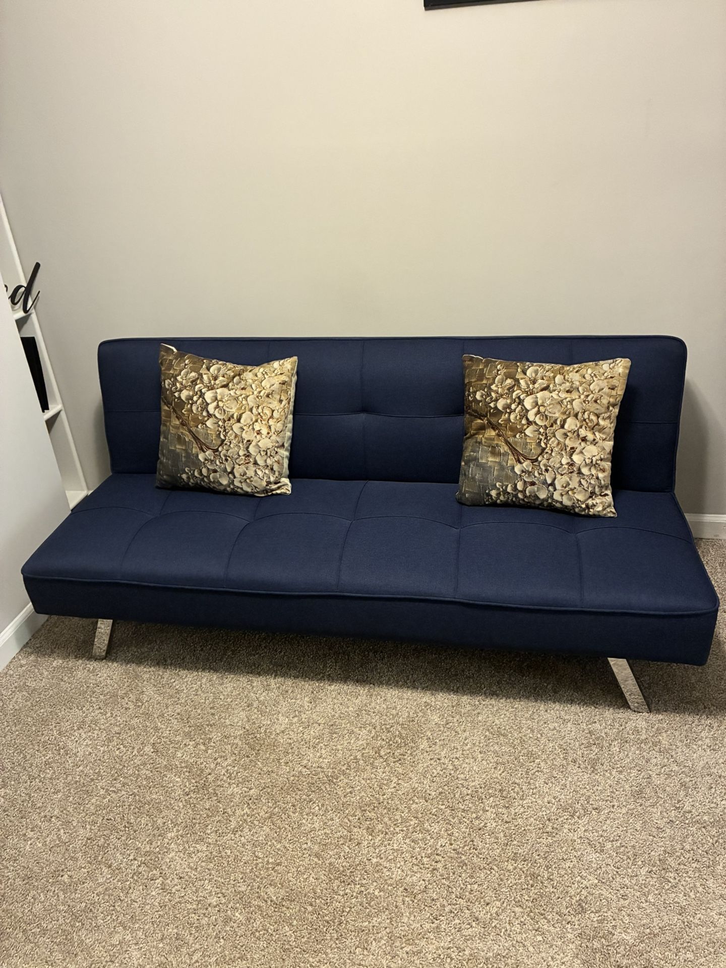 Navy Blue Futon