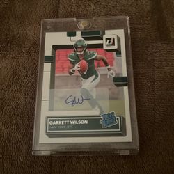 Garrett Wilson Autograph Card