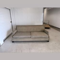 Nice Comfy Brown Sofa Couch 