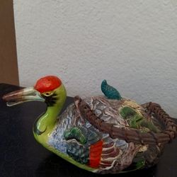 Banko Ware Figural Bird Tea Pot