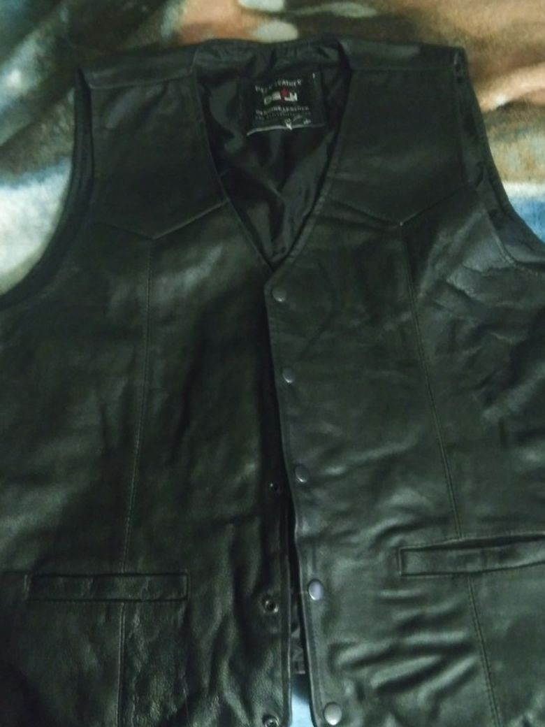 Black Harley Davidson Vest