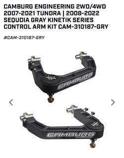 07-21 Tundra Camburg Kinetik upper control arms