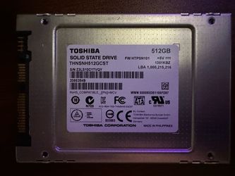 Toshiba 512GB 2.5" SATA SSD