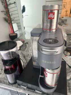 Keurig Coffee Machine With Coffee Storage Coffee Bean Grinder