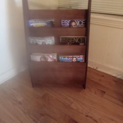 Wooden Magazine Rack