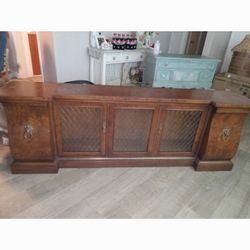 Rare Thomlinson  Burled Wood Credenza 