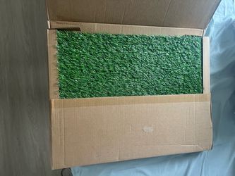 Dog Grass Pad with Tray – Indoor/Outdoor Artificial Turf Potty Trainer for Puppies & Dogs