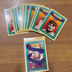 Baseball Hall Of Fame Heroes Stamp Cards