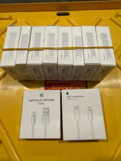 Apple USB cable and USB-C