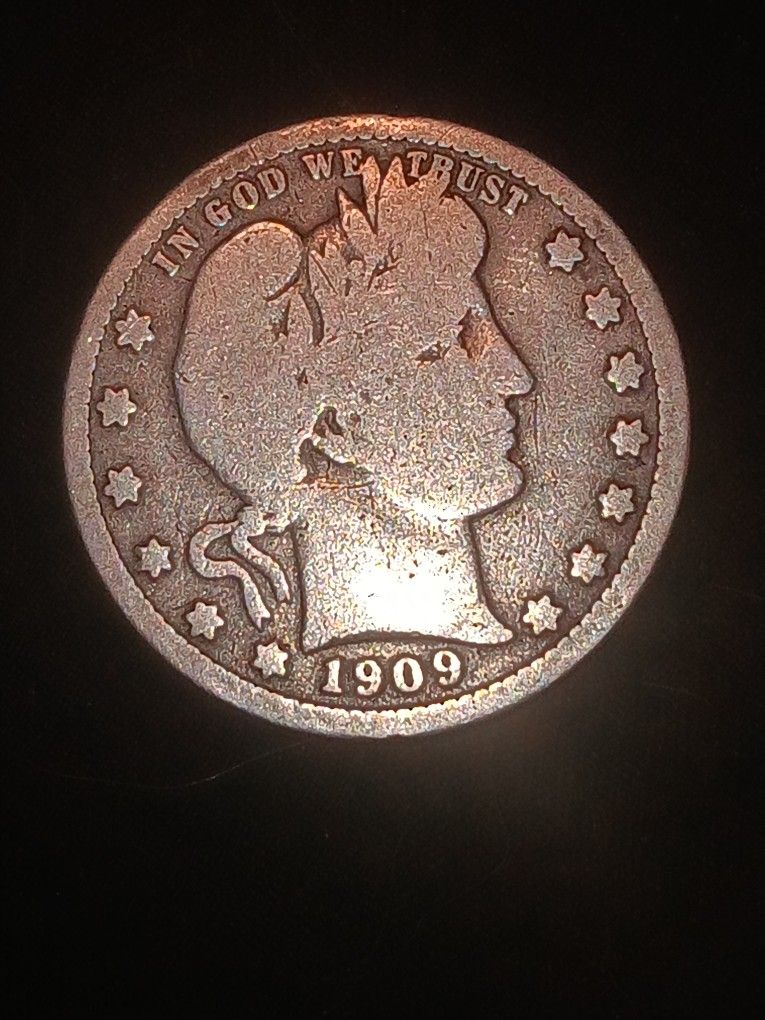 1909 Barber Quarter (Key Date)