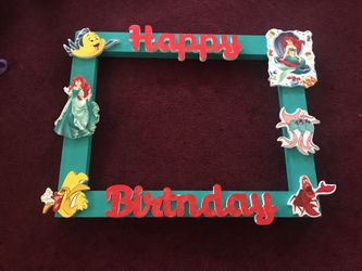 Little mermaid happy birthday