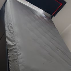 Full Black Bed Frame And Mattress 