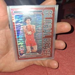 ZACCHARIE RISACHER 49/75 PRIZM GLOBAL REACH RED PULSAR 2024/2025 N.M