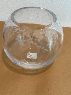 Kate Spade Gardner Street Rose Bowl 7” Non Lead Crystal