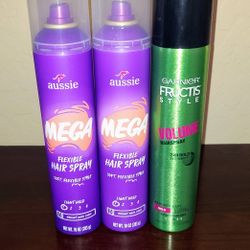 Garnier Fructis or Aussie Hairspray  $4 EACH- X Streets Ray/Higley 