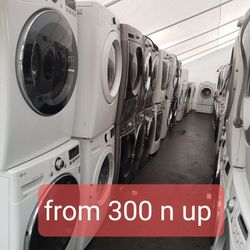 Lg Stackable Washers and Dryers Sets From 350