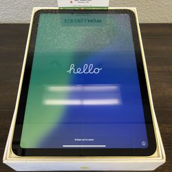 iPad 11th Generation 128GB Cellular - Yellow With Box