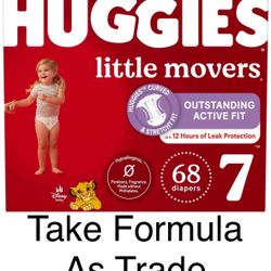Huggies Little Movers Size 7 Diapers Pañales 