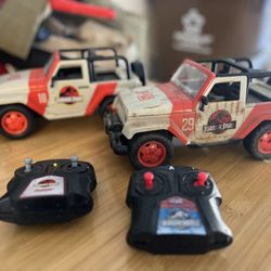 Jurassic Park RC jeeps