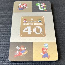 🚀 Super Mario Bros. 40th Anniversary Collectible Nintendo Switch Game Case